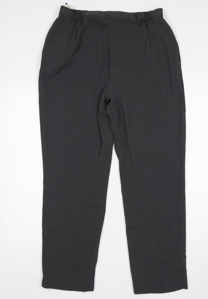 Womens UK Size 14 M&S Regular Fit  Grey Trousers