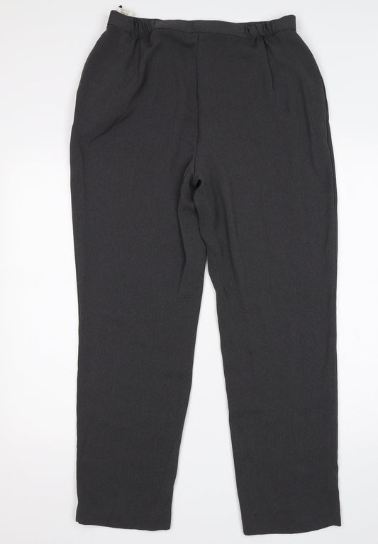 Womens UK Size 14 M&S Regular Fit  Grey Trousers