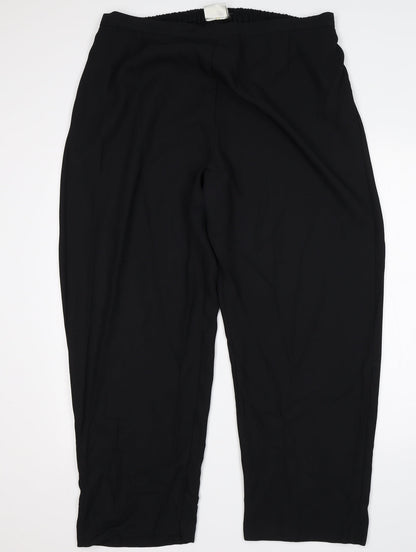 Womens UK Size 20 essence Regular Fit  Black Trousers