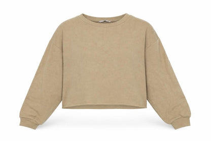 Womens UK Size L Zara Beige Pullover Jumper