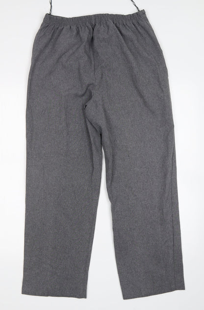 Womens UK Size 12 BM Regular Fit  Grey Trousers