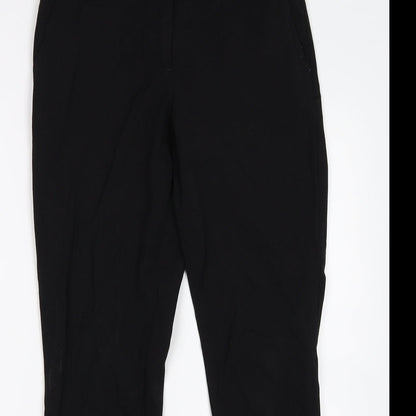 H&M Womens Black   Trousers  Size 8 L29 in