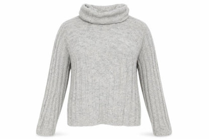 Front view of Epoch women’s grey jumper, size UK 16