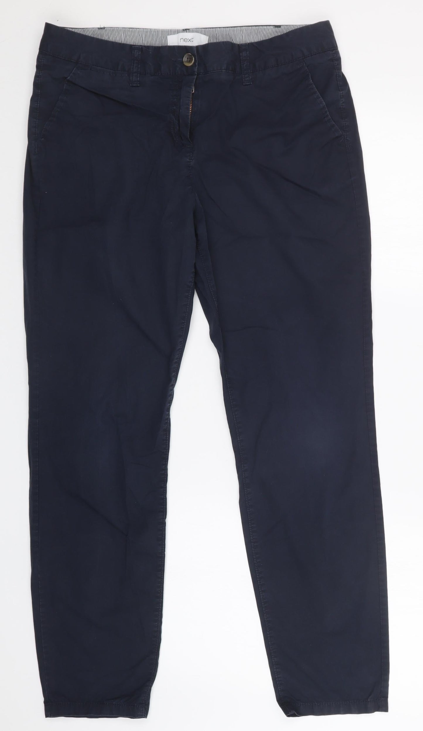 Womens UK Size 12 NEXT Regular Fit  Blue Trousers