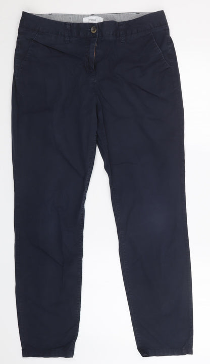 Womens UK Size 12 NEXT Regular Fit  Blue Trousers