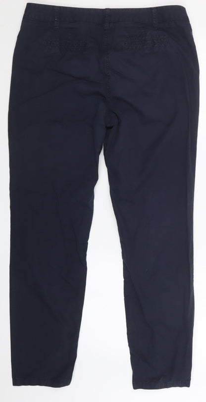 Womens UK Size 12 NEXT Regular Fit  Blue Trousers