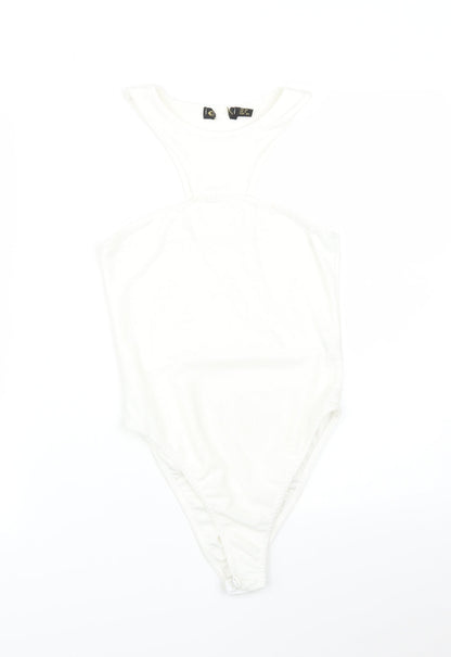 I SAW IT FIRST Womens White   Playsuit One-Piece Size 10