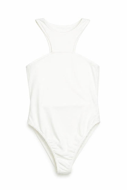 Womens UK Size 10 I SAW IT FIRST One-Piece White Playsuit