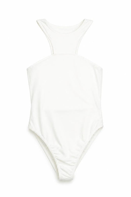 Womens UK Size 10 I SAW IT FIRST One-Piece White Playsuit