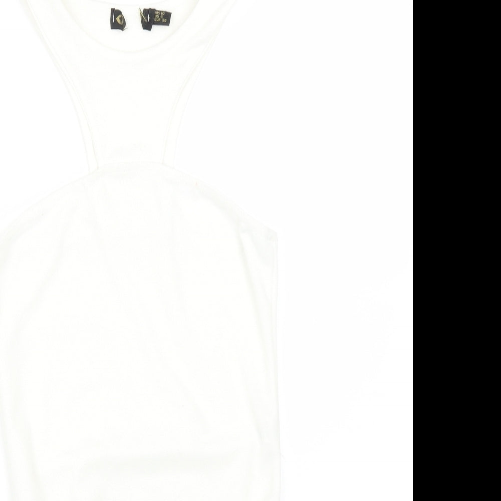 I SAW IT FIRST Womens White   Playsuit One-Piece Size 10