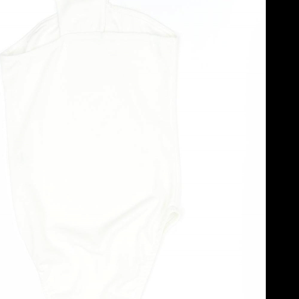 I SAW IT FIRST Womens White   Playsuit One-Piece Size 10