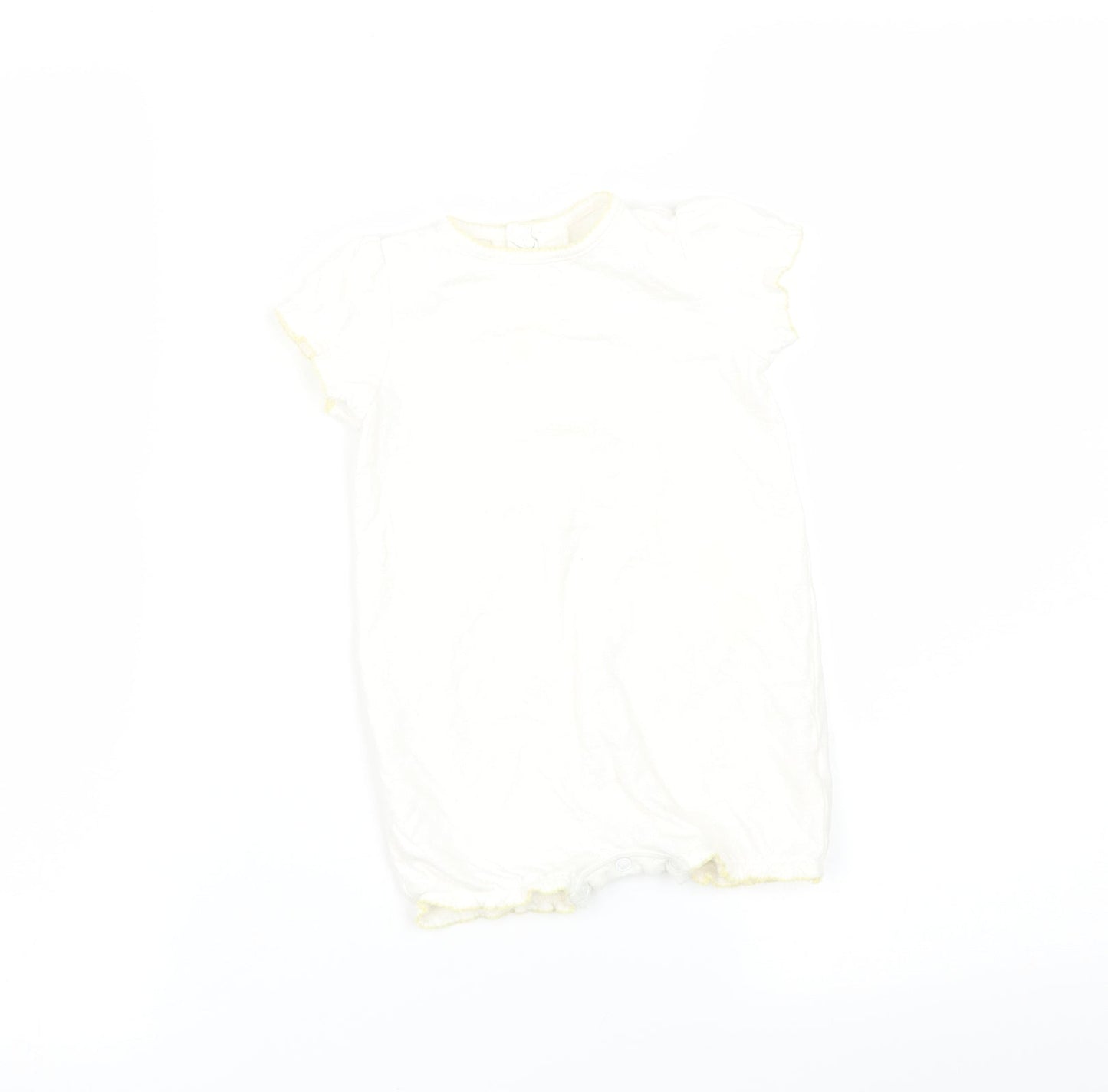 mamas & papas  White   Babygrow One-Piece Size 9-12 Months