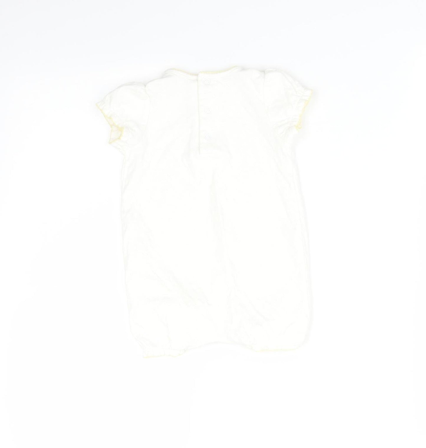 mamas & papas  White   Babygrow One-Piece Size 9-12 Months