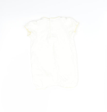 mamas & papas  White   Babygrow One-Piece Size 9-12 Months