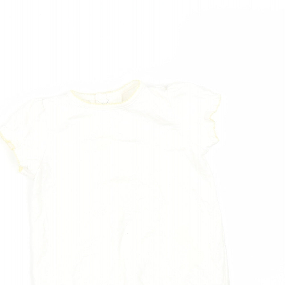 mamas & papas  White   Babygrow One-Piece Size 9-12 Months
