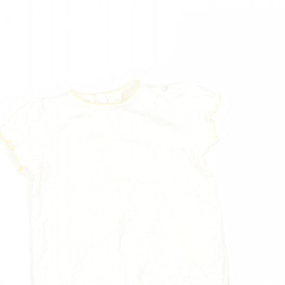 mamas & papas  White   Babygrow One-Piece Size 9-12 Months