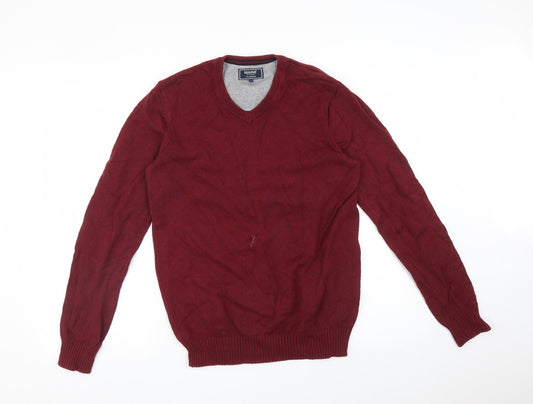 Mens UK Size S Maine Red Pullover Sweatshirt