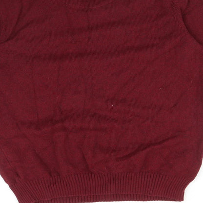 Mens UK Size S Maine Red Pullover Sweatshirt