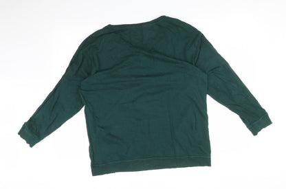 Womens UK Size 14 Disney Green Pullover Sweatshirt