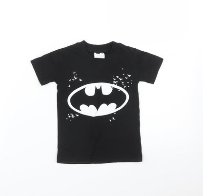 Batman Boys Black   Basic T-Shirt Size 2 Years