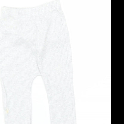 F&F Baby Grey Flecked   Trousers Size 9-12 Months