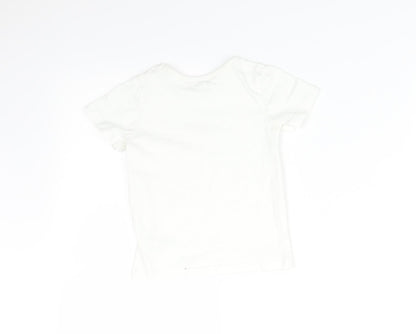 George Baby White   Basic T-Shirt Size 12-18 Months