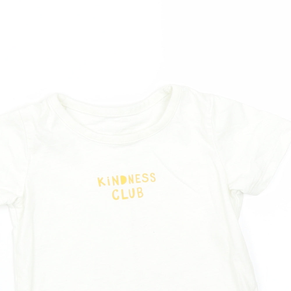 George Baby White   Basic T-Shirt Size 12-18 Months