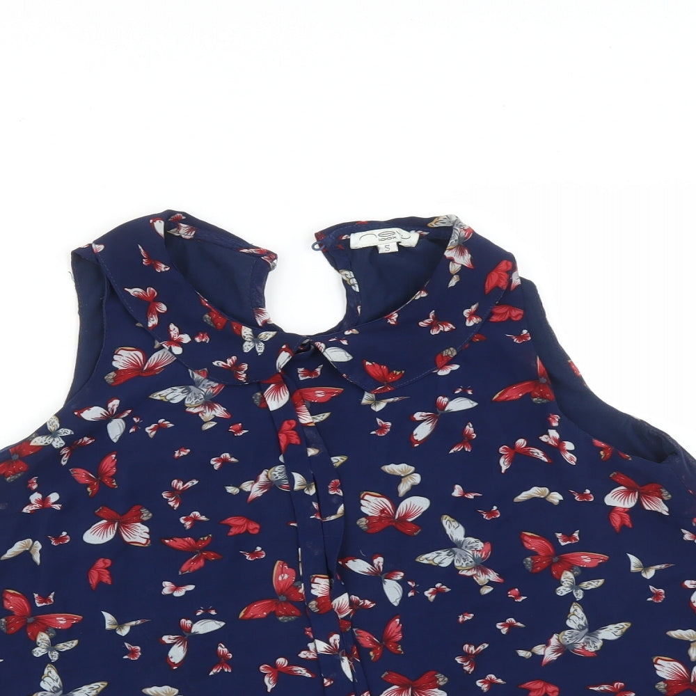 Womens UK Size S New Look Multicoloured Basic T-Shirt