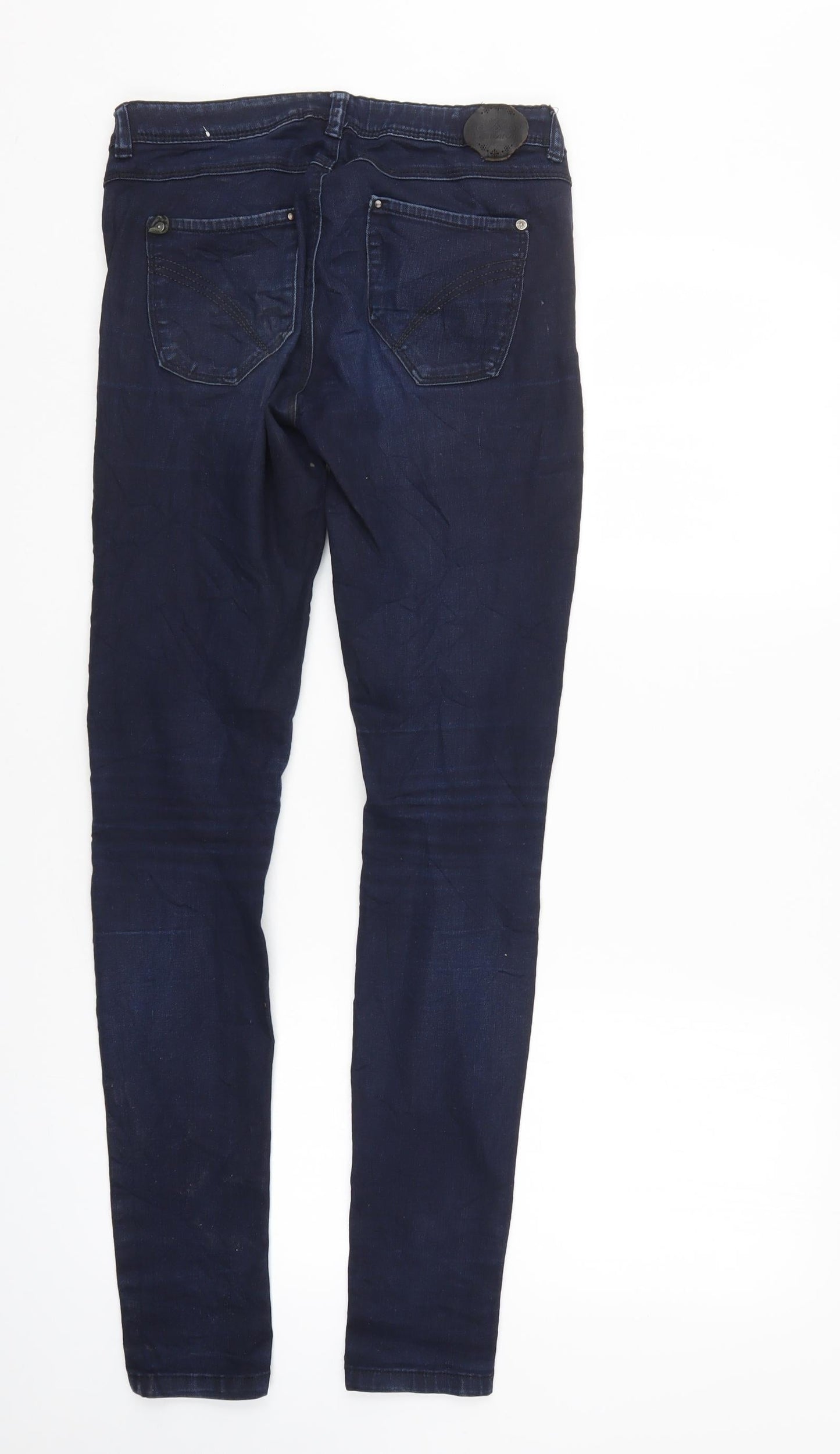 Lemmi Womens Blue  Denim Tapered Jeans Size 28 in L31 in