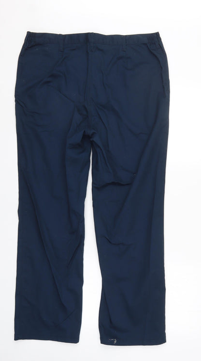 Black Knight Womens Blue   Trousers  Size 16 L29 in