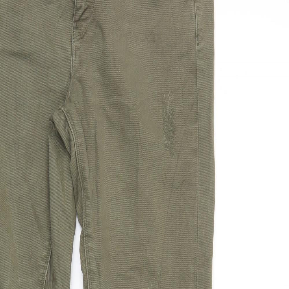 Womens UK Size 6 Leana Woman Regular Fit Skinny Green Jeans
