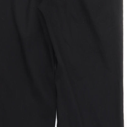 H&M Womens Black   Trousers  Size 10 L31 in