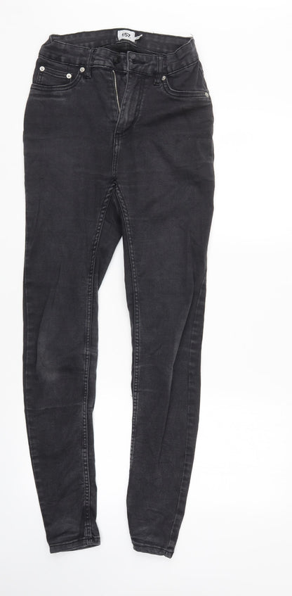157 Womens Black  Denim Skinny Jeans Size S L31 in