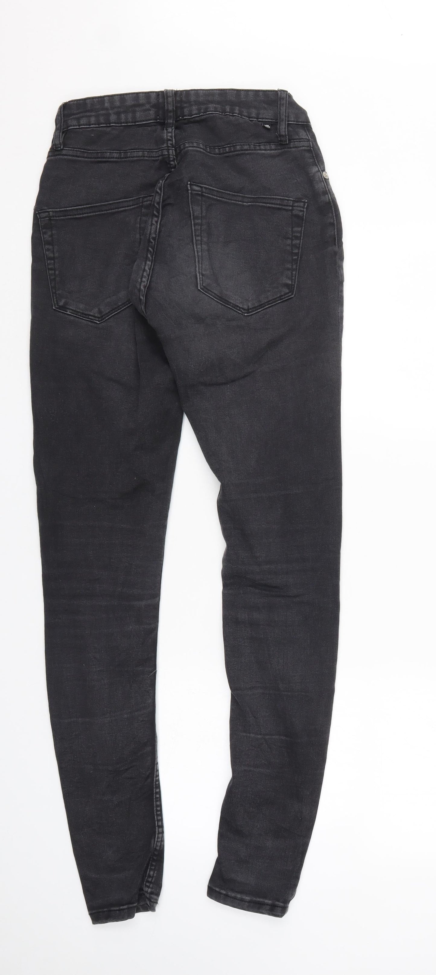 157 Womens Black  Denim Skinny Jeans Size S L31 in