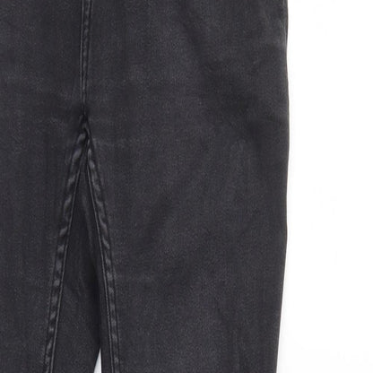 157 Womens Black  Denim Skinny Jeans Size S L31 in