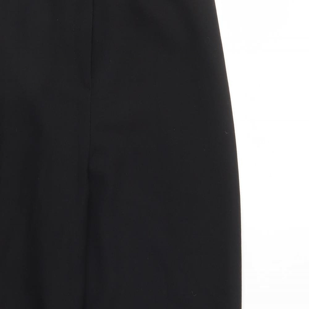 Womens UK Size 12 Boohoo Regular Fit  Black Trousers