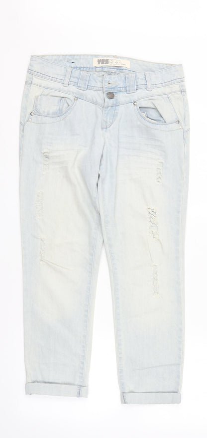 Womens UK Size 10 Yes Yes Regular Fit Straight Blue Jeans