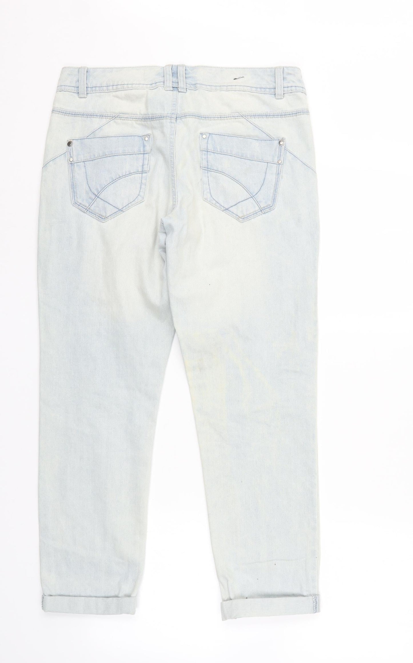 Womens UK Size 10 Yes Yes Regular Fit Straight Blue Jeans
