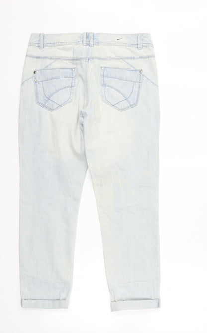 Womens UK Size 10 Yes Yes Regular Fit Straight Blue Jeans