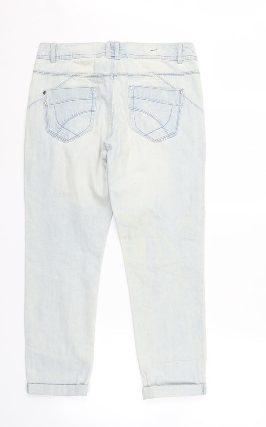 Womens UK Size 10 Yes Yes Regular Fit Straight Blue Jeans