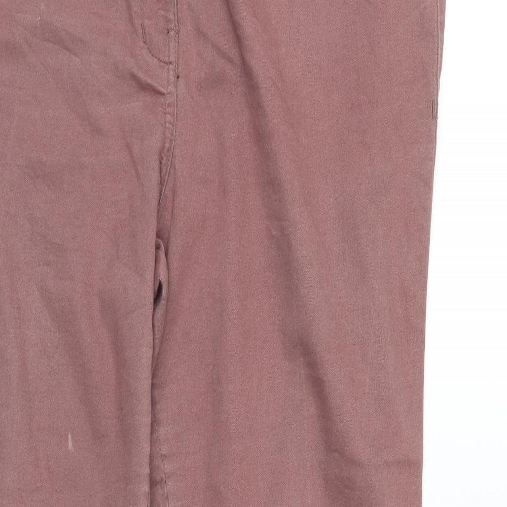 Moda Womens Brown  Denim Straight Jeans Size 16 L28 in