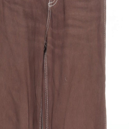 Weekday Mens Brown  Denim Straight Jeans Size 24 L32 in