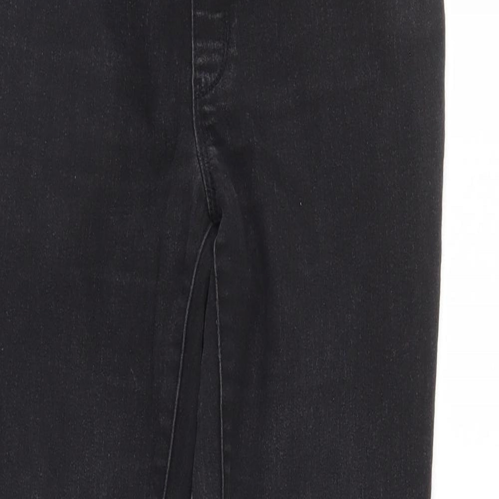 George Womens Black  Denim Jegging Jeans Size 8 L28 in