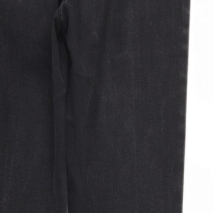 George Womens Black  Denim Jegging Jeans Size 8 L28 in