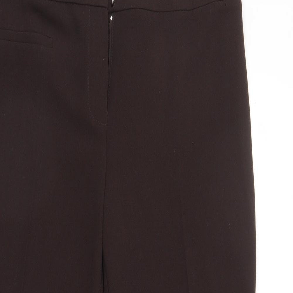 Womens UK Size 14 Marks and Spencer Regular Fit Sweatpants Brown Trousers
