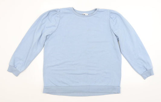 Womens UK Size 14 Papaya Blue Pullover Jumper