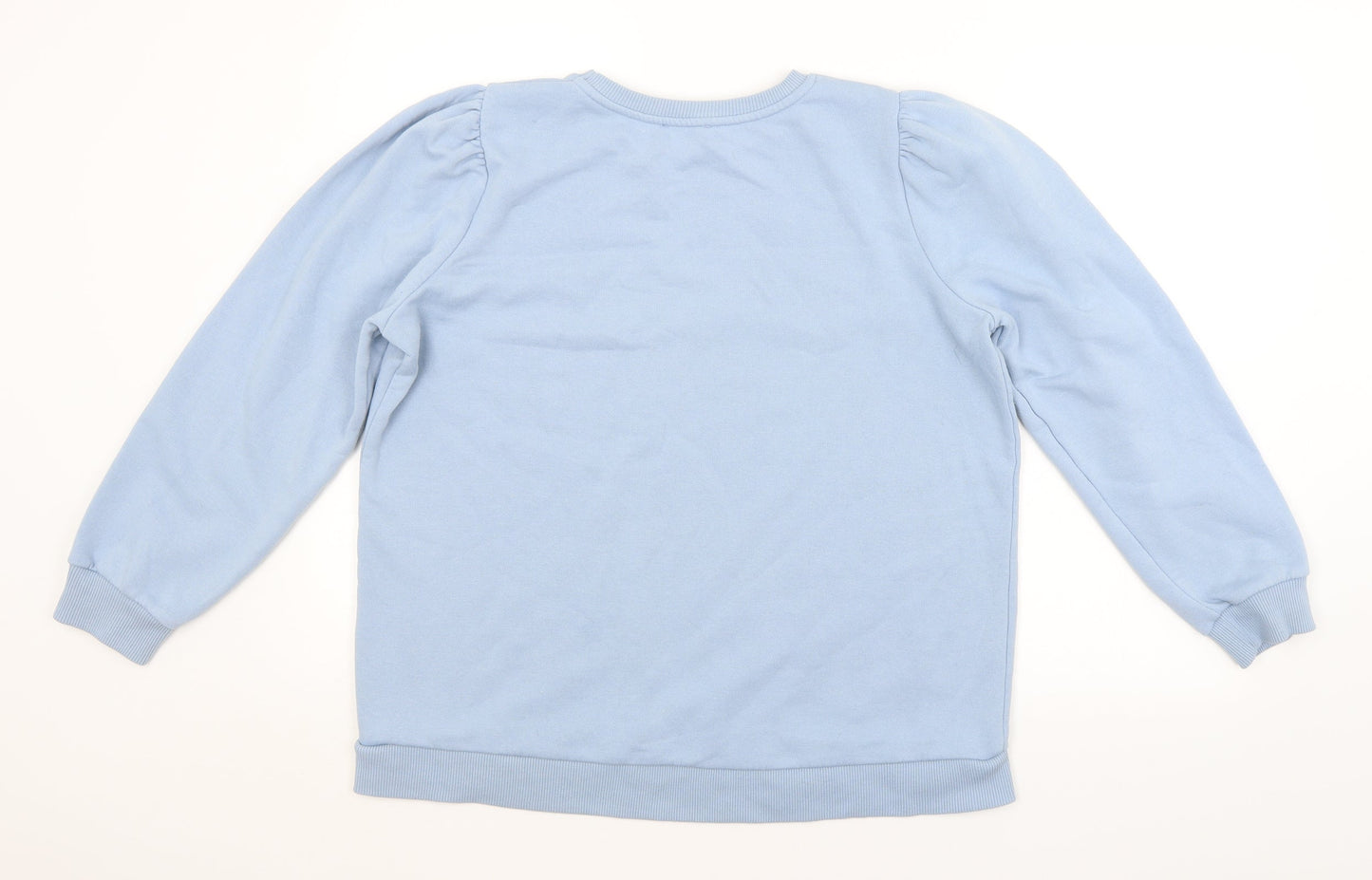 Womens UK Size 14 Papaya Blue Pullover Jumper