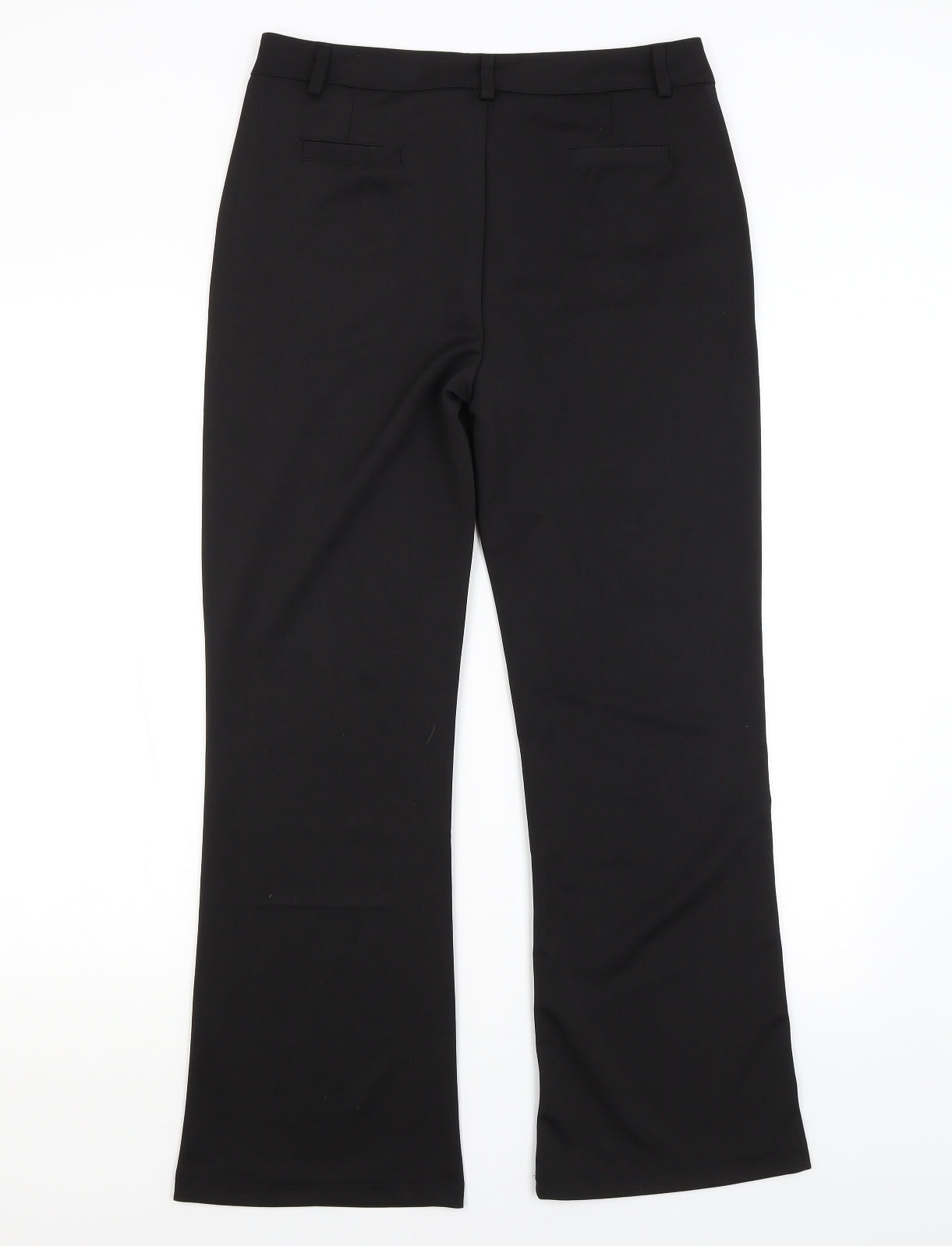 Womens UK Size 2XL Preworn Regular Fit  Black Trousers