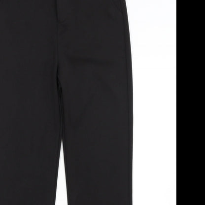 Womens UK Size 2XL Preworn Regular Fit  Black Trousers