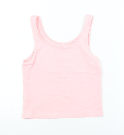 George Girls Pink   Basic Tank Size 8-9 Years